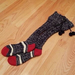 Free People knee high socks NWOT